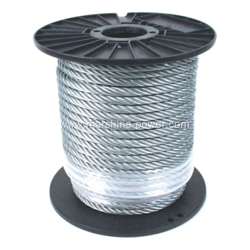 Customized Galvanized Steel Wire Rope 7x19